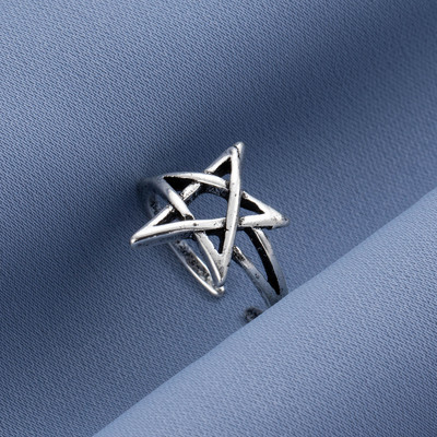 UMKA Hiphop Vintage Gyűrűk Női Férfi Esztétikus Retro Punk Ezüst Szín Szív Virág Pillangó Lánc Ujj Gyűrű Ékszer 2022