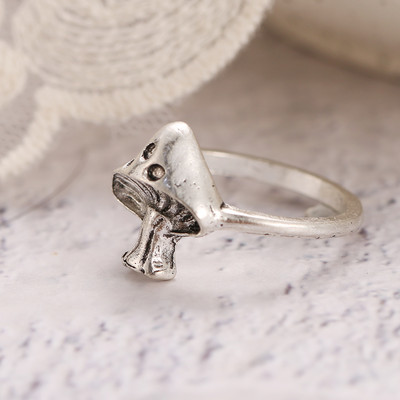 UMKA Hiphop Vintage Gyűrűk Női Férfi Esztétikus Retro Punk Ezüst Szín Szív Virág Pillangó Lánc Ujj Gyűrű Ékszer 2022