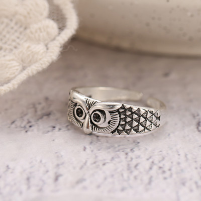 UMKA Hiphop Vintage Gyűrűk Női Férfi Esztétikus Retro Punk Ezüst Szín Szív Virág Pillangó Lánc Ujj Gyűrű Ékszer 2022