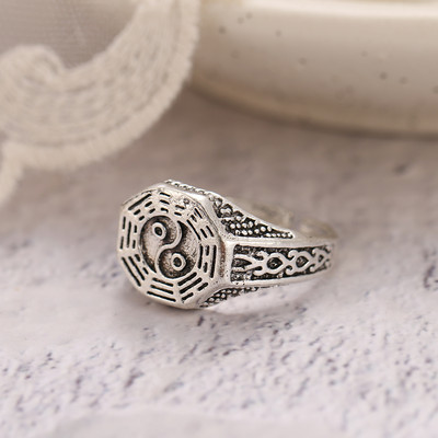 UMKA Hiphop Vintage Gyűrűk Női Férfi Esztétikus Retro Punk Ezüst Szín Szív Virág Pillangó Lánc Ujj Gyűrű Ékszer 2022