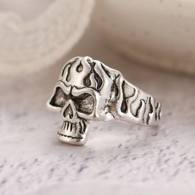 UMKA Hiphop Vintage Gyűrűk Női Férfi Esztétikus Retro Punk Ezüst Szín Szív Virág Pillangó Lánc Ujj Gyűrű Ékszer 2022