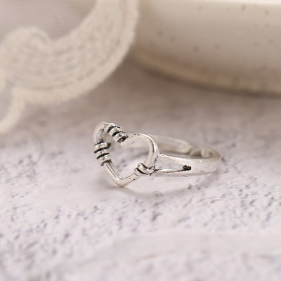 UMKA Hiphop Vintage Gyűrűk Női Férfi Esztétikus Retro Punk Ezüst Szín Szív Virág Pillangó Lánc Ujj Gyűrű Ékszer 2022