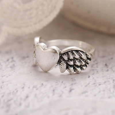 UMKA Hiphop Vintage Gyűrűk Női Férfi Esztétikus Retro Punk Ezüst Szín Szív Virág Pillangó Lánc Ujj Gyűrű Ékszer 2022