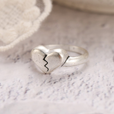 UMKA Hiphop Vintage Gyűrűk Női Férfi Esztétikus Retro Punk Ezüst Szín Szív Virág Pillangó Lánc Ujj Gyűrű Ékszer 2022