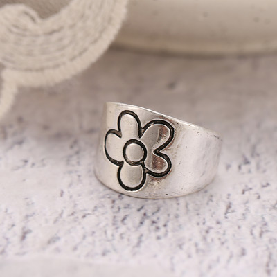 UMKA Hiphop Vintage Gyűrűk Női Férfi Esztétikus Retro Punk Ezüst Szín Szív Virág Pillangó Lánc Ujj Gyűrű Ékszer 2022