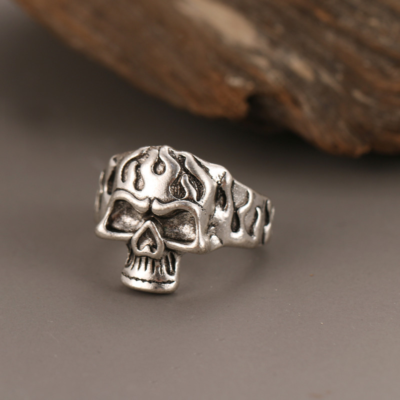 UMKA Hiphop Vintage Gyűrűk Női Férfi Esztétikus Retro Punk Ezüst Szín Szív Virág Pillangó Lánc Ujj Gyűrű Ékszer 2022