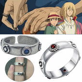 Anime Howl's Moving Castle Inel Cosplay Hayao Miyazaki Sophie Howl Costume Unisex Inele metalice Bijuterii Accesorii Cadou