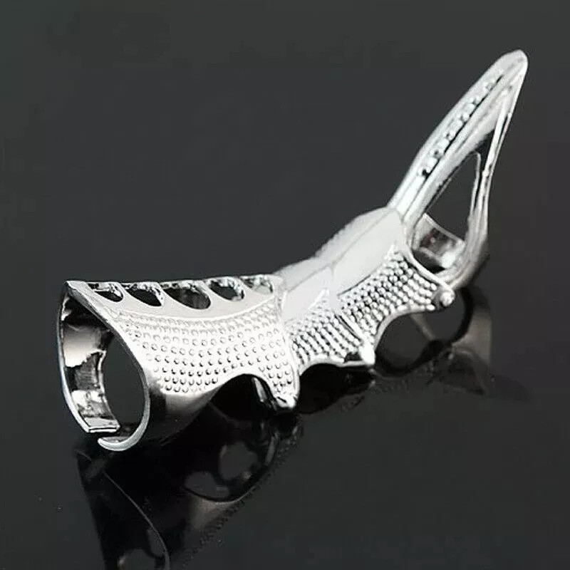 Imixlot Punk prsten Rock Scroll Joint Armor Zglobovi Metalni puni prsti Claw prstenovi Halloween Unisex Podesivi set prstenova 2021 Novo