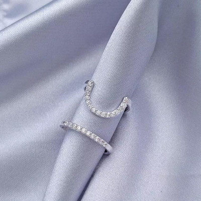 Kókusz divatos, gótikus fém vonalú vékony körömgyűrűk lányoknak női punk strasszos ujjbeggyel védőborító Fidget gyűrű ékszerek