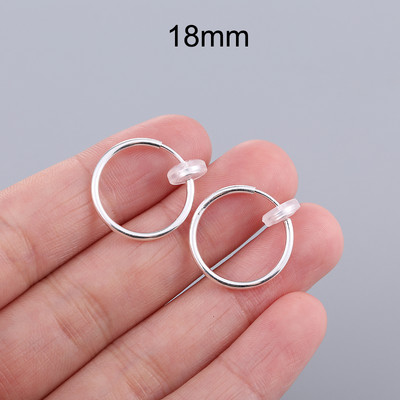 1 ζεύγος Ear Cuff Fake Hoop Σκουλαρίκια Ανδρικό χωρίς τρύπημα Κλιπ αυτιού σε σκουλαρίκια για γυναίκες 2022 χωρίς τρύπημα σκουλαρίκι χωρίς τρύπα