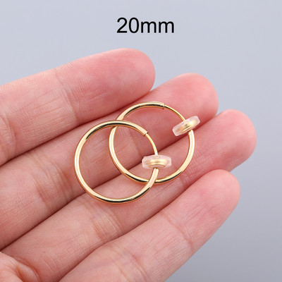 1 ζεύγος Ear Cuff Fake Hoop Σκουλαρίκια Ανδρικό χωρίς τρύπημα Κλιπ αυτιού σε σκουλαρίκια για γυναίκες 2022 χωρίς τρύπημα σκουλαρίκι χωρίς τρύπα