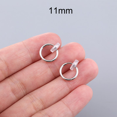 1 ζεύγος Ear Cuff Fake Hoop Σκουλαρίκια Ανδρικό χωρίς τρύπημα Κλιπ αυτιού σε σκουλαρίκια για γυναίκες 2022 χωρίς τρύπημα σκουλαρίκι χωρίς τρύπα