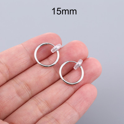 1 ζεύγος Ear Cuff Fake Hoop Σκουλαρίκια Ανδρικό χωρίς τρύπημα Κλιπ αυτιού σε σκουλαρίκια για γυναίκες 2022 χωρίς τρύπημα σκουλαρίκι χωρίς τρύπα