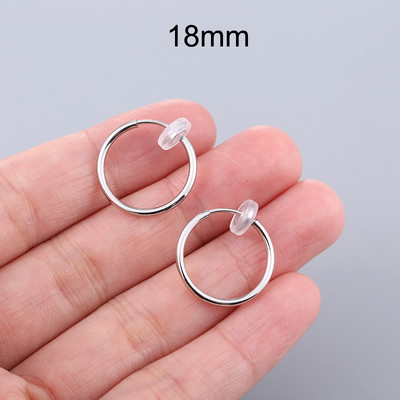 1 ζεύγος Ear Cuff Fake Hoop Σκουλαρίκια Ανδρικό χωρίς τρύπημα Κλιπ αυτιού σε σκουλαρίκια για γυναίκες 2022 χωρίς τρύπημα σκουλαρίκι χωρίς τρύπα