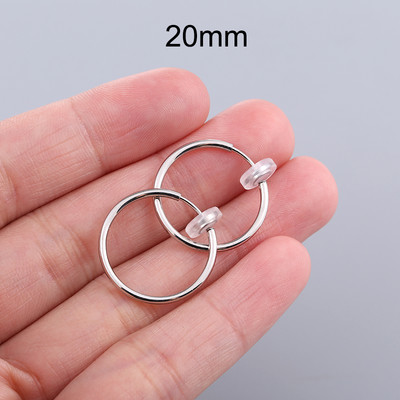 1 ζεύγος Ear Cuff Fake Hoop Σκουλαρίκια Ανδρικό χωρίς τρύπημα Κλιπ αυτιού σε σκουλαρίκια για γυναίκες 2022 χωρίς τρύπημα σκουλαρίκι χωρίς τρύπα