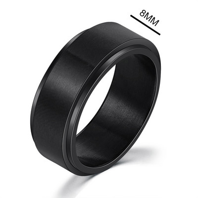 Inel de anxietate Figet Spinner Inele pentru femei și bărbați din oțel inoxidabil care se rotește liber Accesorii anti-stres Bijuterii Cadouri