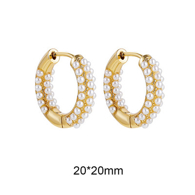 Cercei cu cerc din zirconiu cubic alb, pătrați, geometrici, de modă, de metal, de culoare aurie, cercei mici, cu cataramă pentru ureche, bijuterii pentru femei