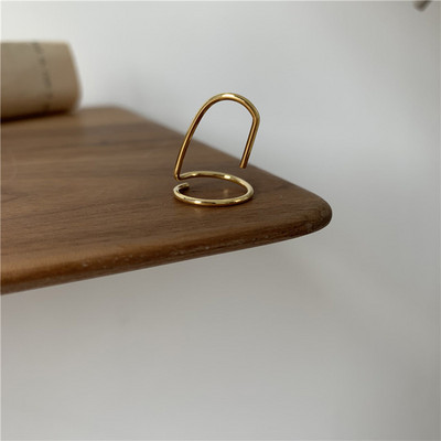 Тънки пръстени за нокти с готическа метална линия за жени Ежедневно защитно покритие за върха на пръстите Модни бижута