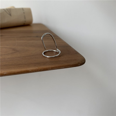 Тънки пръстени за нокти с готическа метална линия за жени Ежедневно защитно покритие за върха на пръстите Модни бижута