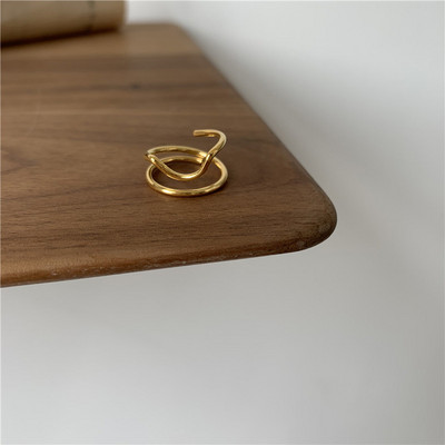 Тънки пръстени за нокти с готическа метална линия за жени Ежедневно защитно покритие за върха на пръстите Модни бижута