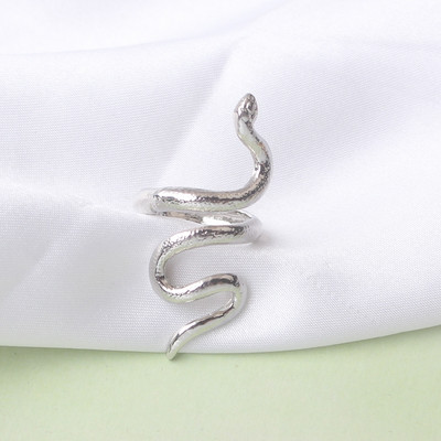 Inele cu lanț Rock Hiphop, set de inele cu degete deschise, ajustabile, cu mai multe straturi, pentru femei, bărbați, cuplu iubit, bijuterii cadou pentru petrecere cu fluturi