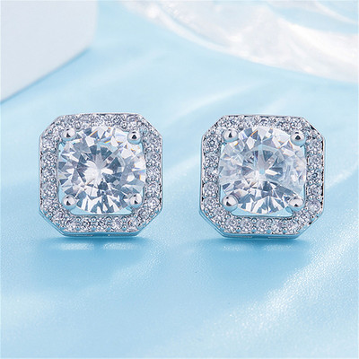 Kristály cirkon hópehely fülbevaló női fényes strassz varázslatos fülbevaló lányoknak karácsonyi újév születésnapi ékszer ajándékok