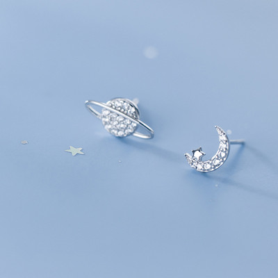 Kristály cirkon hópehely fülbevaló női fényes strassz varázslatos fülbevaló lányoknak karácsonyi újév születésnapi ékszer ajándékok