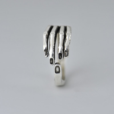 Inele de liliac Kinitial lucrate manual din pânză de păianjen Coadă de animal Puzzle Bijuterii Deschidere ajustabilă Inel înconjurător Bijoux cu ridicata