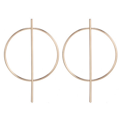 Korean Statement fekete akril csepp fülbevaló nőknek 2019 divatékszerek vintage geometrikus arany színű aszimmetrikus fülbevaló