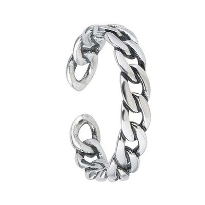 Žiedas moterims mergaitėms gyvatė, šypsena, mada, vyriški papuošalai, vintažiniai senoviniai pankai, hiphopas, reguliuojamas boho varlys