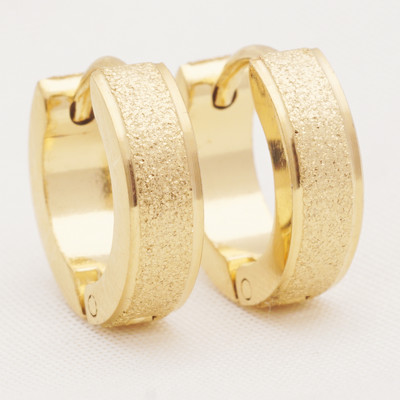 24 erinevat stiili valgest/värvilisest kivist titaanist/roostevabast terasest rõngaskõrvarõngad naistele meestele kullavärvi punk-kõrvarõngad kingitused