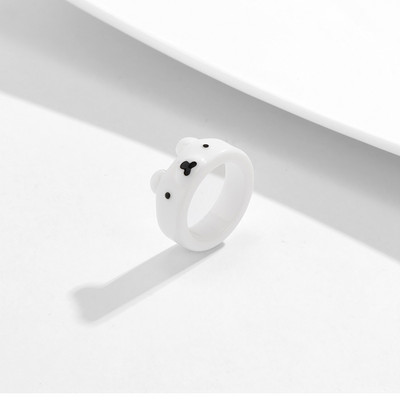 Aranyos Női Férfi Egyszerű dizájn Gyűrűk Vintage Bagoly Békakígyó Mosolygyűrű Nő Lánynak Ősi ezüst színű Retro punk ékszer ajándék