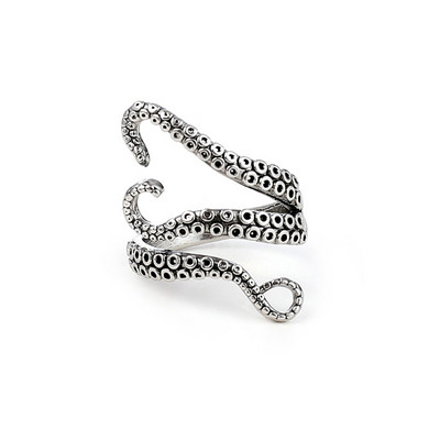 Aranyos Női Férfi Egyszerű dizájn Gyűrűk Vintage Bagoly Békakígyó Mosolygyűrű Nő Lánynak Ősi ezüst színű Retro punk ékszer ajándék