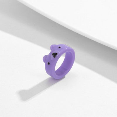 Aranyos Női Férfi Egyszerű dizájn Gyűrűk Vintage Bagoly Békakígyó Mosolygyűrű Nő Lánynak Ősi ezüst színű Retro punk ékszer ajándék