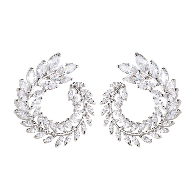 XIYANIKE 10 színű strasszos Statement fülbevaló 2019 Geometrikus nagy kerek fülbevaló nőknek Crystal Luxury esküvői ajándék