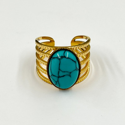 Rozsdamentes acél gyűrűk nyitott gyűrűk női gyűrűk széles gyűrűk színes geometriai láncok női gyűrűk ékszer parti ajándék nagykereskedés