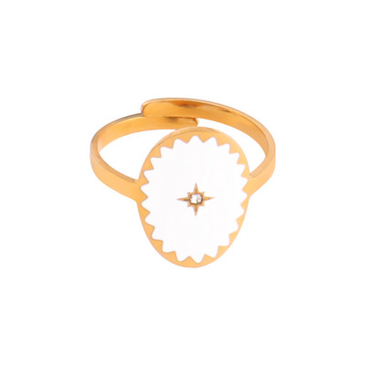 Rozsdamentes acél gyűrűk nyitott gyűrűk női gyűrűk széles gyűrűk színes geometriai láncok női gyűrűk ékszer parti ajándék nagykereskedés