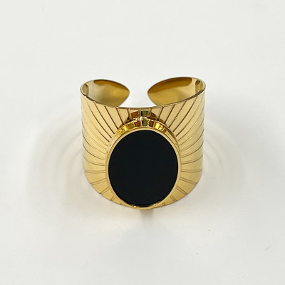 Rozsdamentes acél gyűrűk nyitott gyűrűk női gyűrűk széles gyűrűk színes geometriai láncok női gyűrűk ékszer parti ajándék nagykereskedés