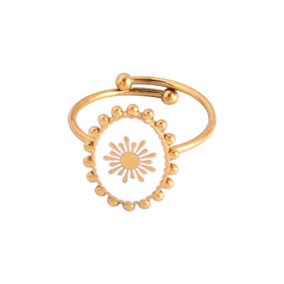 Rozsdamentes acél gyűrűk nyitott gyűrűk női gyűrűk széles gyűrűk színes geometriai láncok női gyűrűk ékszer parti ajándék nagykereskedés