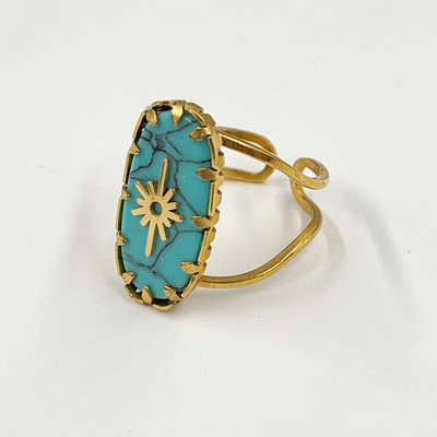 Rozsdamentes acél gyűrűk nyitott gyűrűk női gyűrűk széles gyűrűk színes geometriai láncok női gyűrűk ékszer parti ajándék nagykereskedés