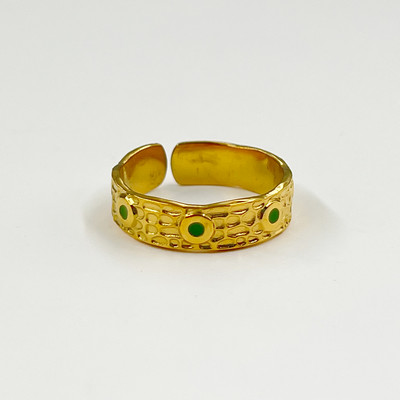 Rozsdamentes acél gyűrűk nyitott gyűrűk női gyűrűk széles gyűrűk színes geometriai láncok női gyűrűk ékszer parti ajándék nagykereskedés