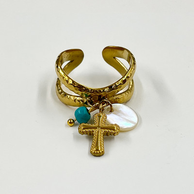 Rozsdamentes acél gyűrűk nyitott gyűrűk női gyűrűk széles gyűrűk színes geometriai láncok női gyűrűk ékszer parti ajándék nagykereskedés