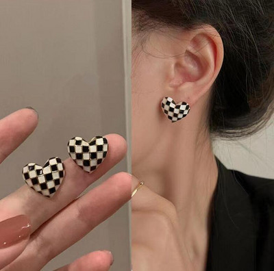 Új punk arany fém fehér kereszt karika fülbevaló női lányoknak divat kör Brincos fül kiegészítők ékszerek