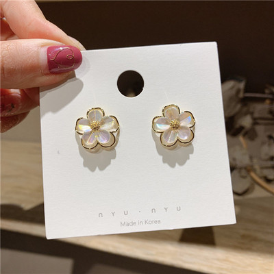 Új punk arany fém fehér kereszt karika fülbevaló női lányoknak divat kör Brincos fül kiegészítők ékszerek