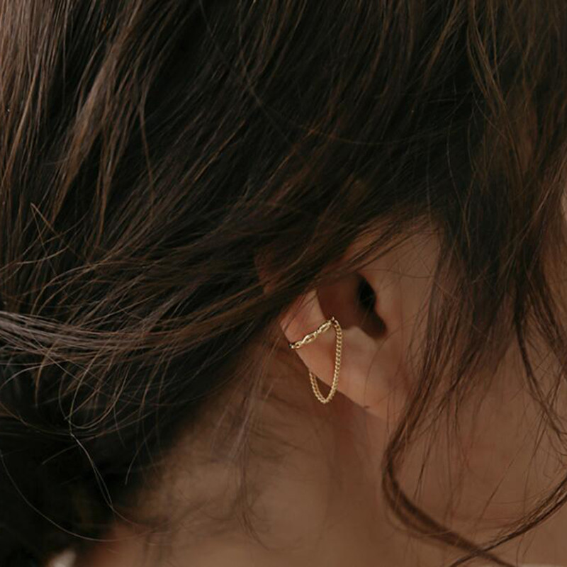 1 db Punk fülcsipesz hosszú bojt fülbevaló nőknek cirkon fülmandzsetta fülbevaló fülvonal divat ékszer ajándék