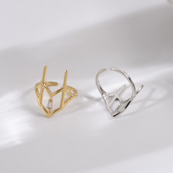 Πανκ δαχτυλίδι δαχτυλίδι με κοίλο δαχτυλίδι για αρθρώσεις, απλό δαχτυλίδι προσωπικότητας με μικροένθετο ανοιγόμενο δαχτυλίδι ζιργκόν για γυναίκες, κορίτσια, Ανδρικά κοσμήματα για πάρτι