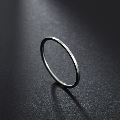 Letdiffery egyszerű rozsdamentes acél páros ékszerek sima 1/2/4/6/8mm női férfi ujjgyűrűk szerelmeseknek Dropshipping nagykereskedés