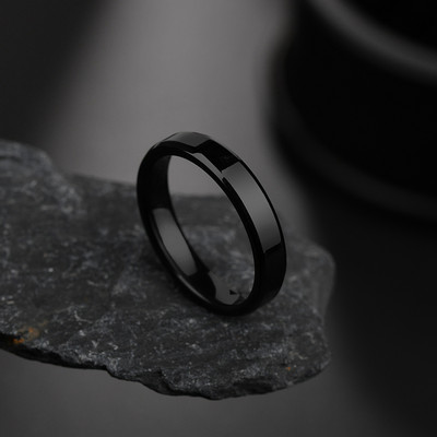 Letdiffery egyszerű rozsdamentes acél páros ékszerek sima 1/2/4/6/8mm női férfi ujjgyűrűk szerelmeseknek Dropshipping nagykereskedés
