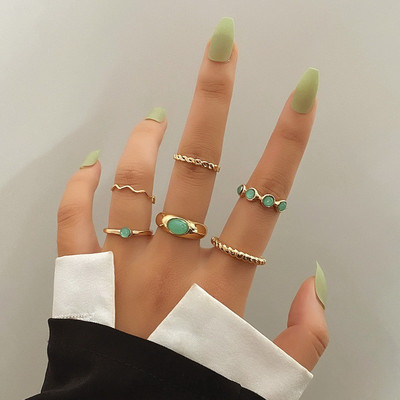 Set de inele cu inimă de fluture colorat drăguț Inele deschise Design cu ridicata de bijuterii pentru degete Inele reglabile pentru cadou pentru fete de petrecere