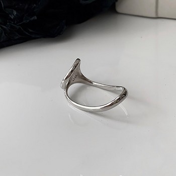 Foxanry INS Fashion Stamp Δαχτυλίδι δάχτυλα γούρι Γυναικεία ακανόνιστα απλά γεωμετρικά δώρα κοσμημάτων γενεθλίων
